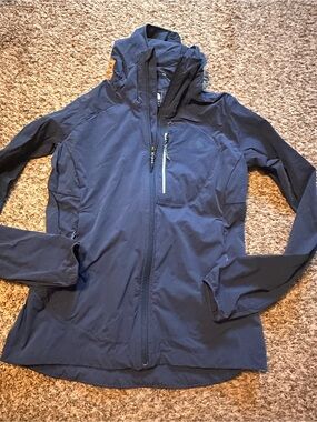 Women’s Navy Hooded Softshell Jacket - north face
